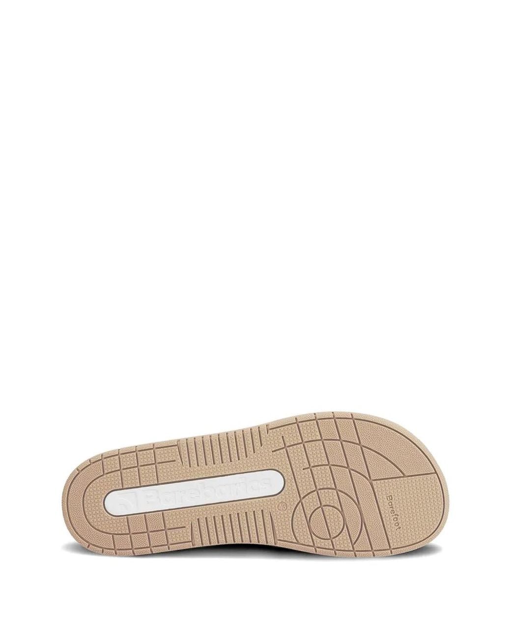 Barebarics White Panelled Perforated Sneakers