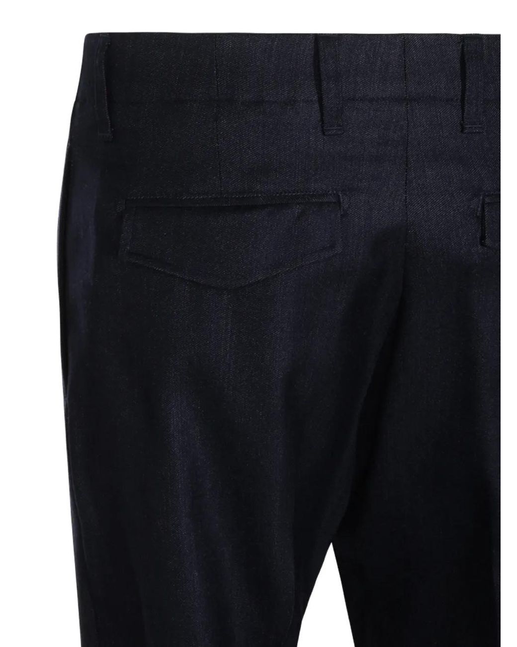 Lardini Blue Wool Trousers for men