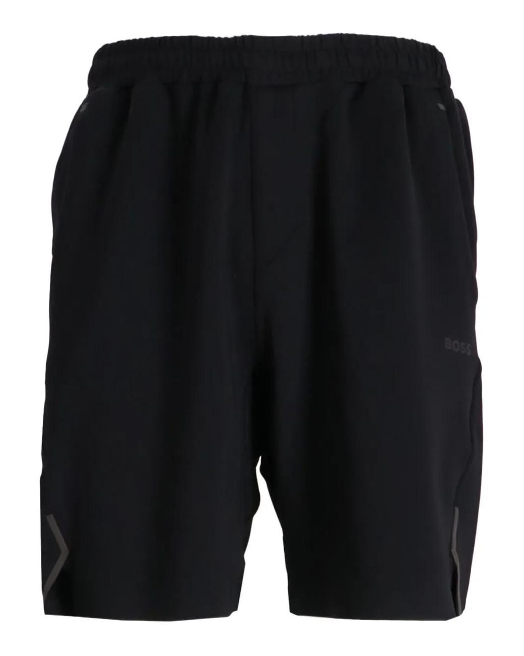 Short À Taille Élastique Boss pour homme en coloris Black