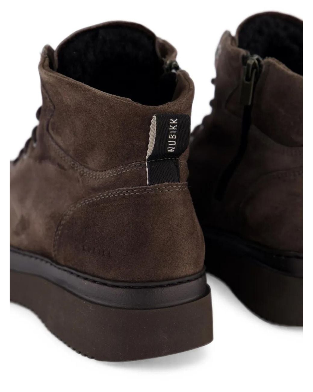 Nubikk Brown Jonah Arctic Fur Boots for men