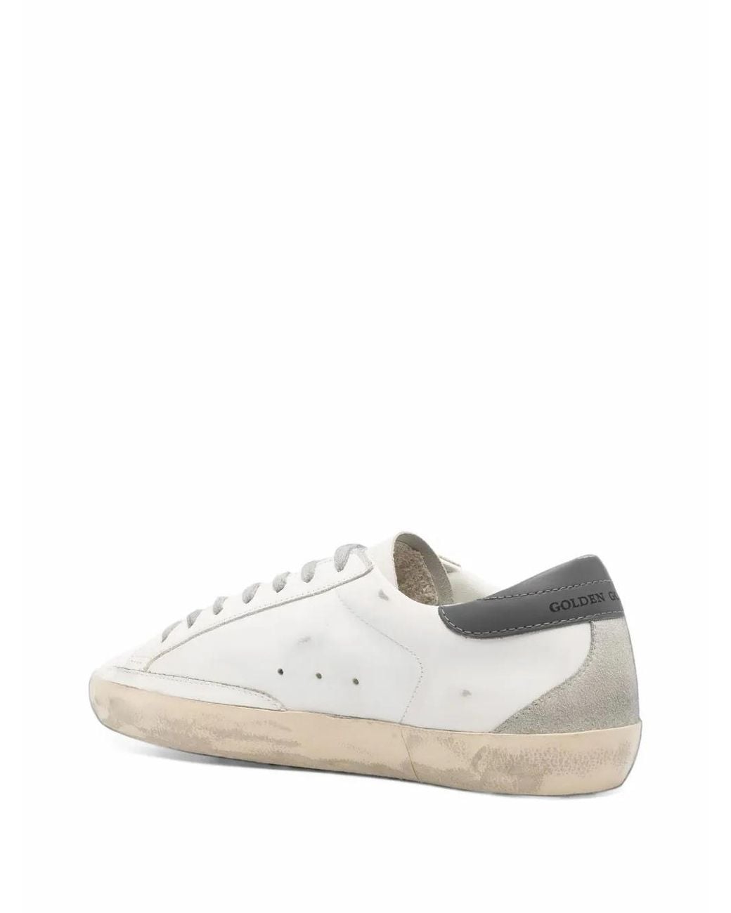 Golden Goose Deluxe Brand White Super-Star Leather Sneakers for men