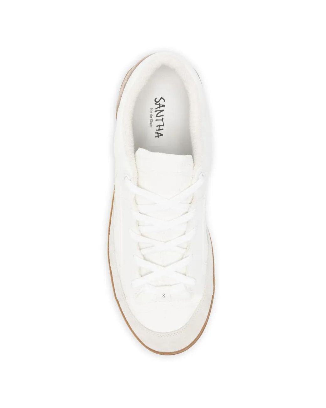 Santha White Baskets À Lacets for men