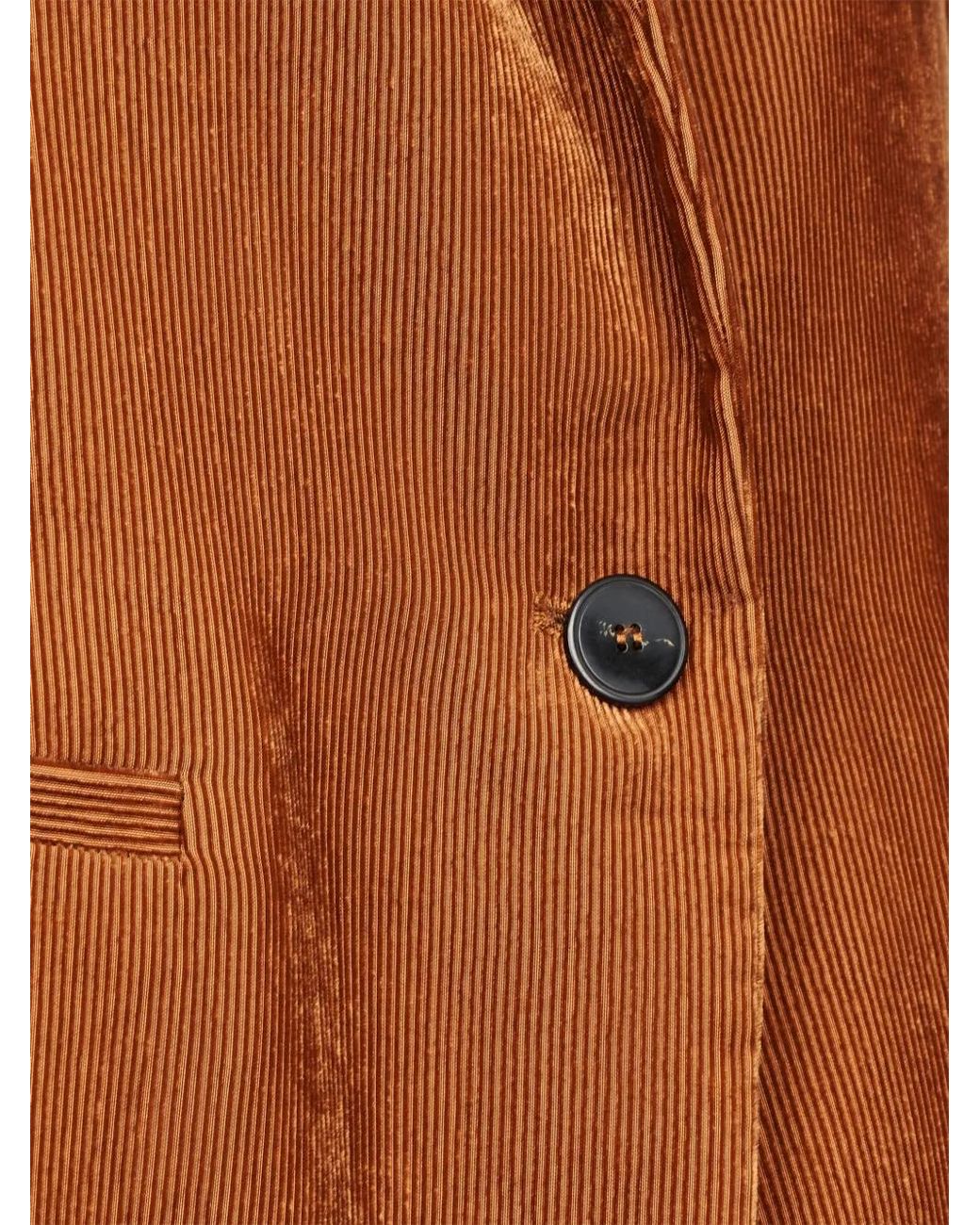 Forte_forte Brown Blazer En Maille Côtelée