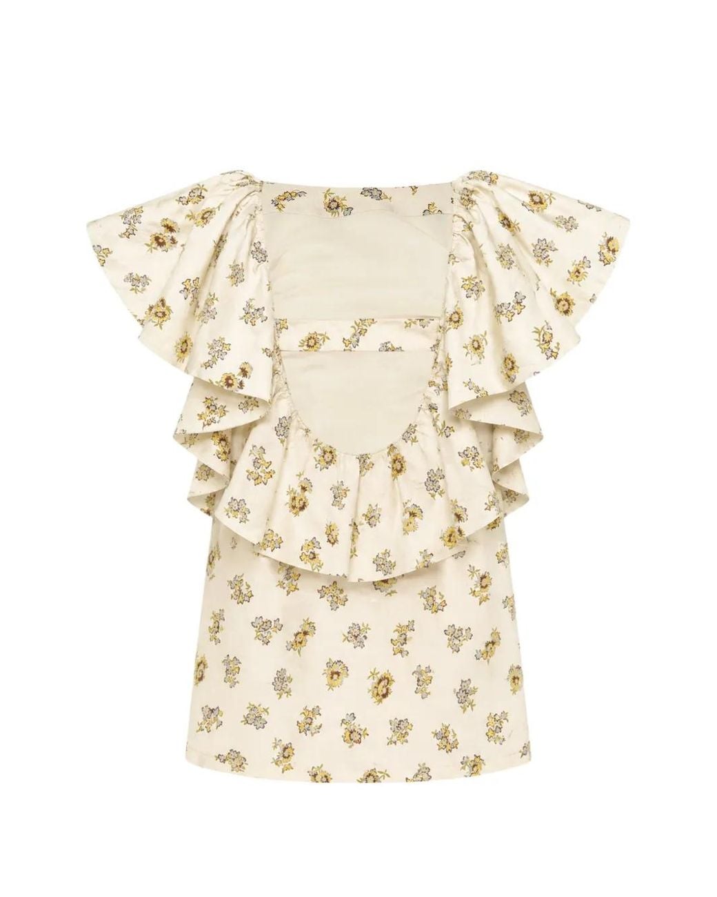 ALÉMAIS Natural Carrie Mini Dress