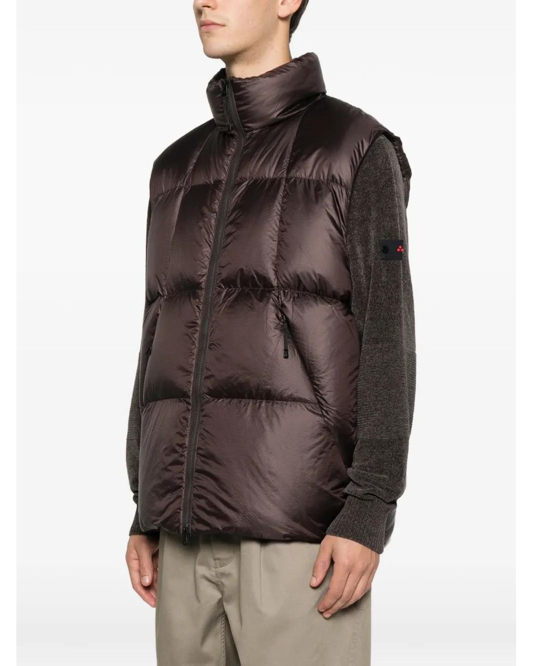 Goldwin Brown Veston À Fermeture Zippée for men