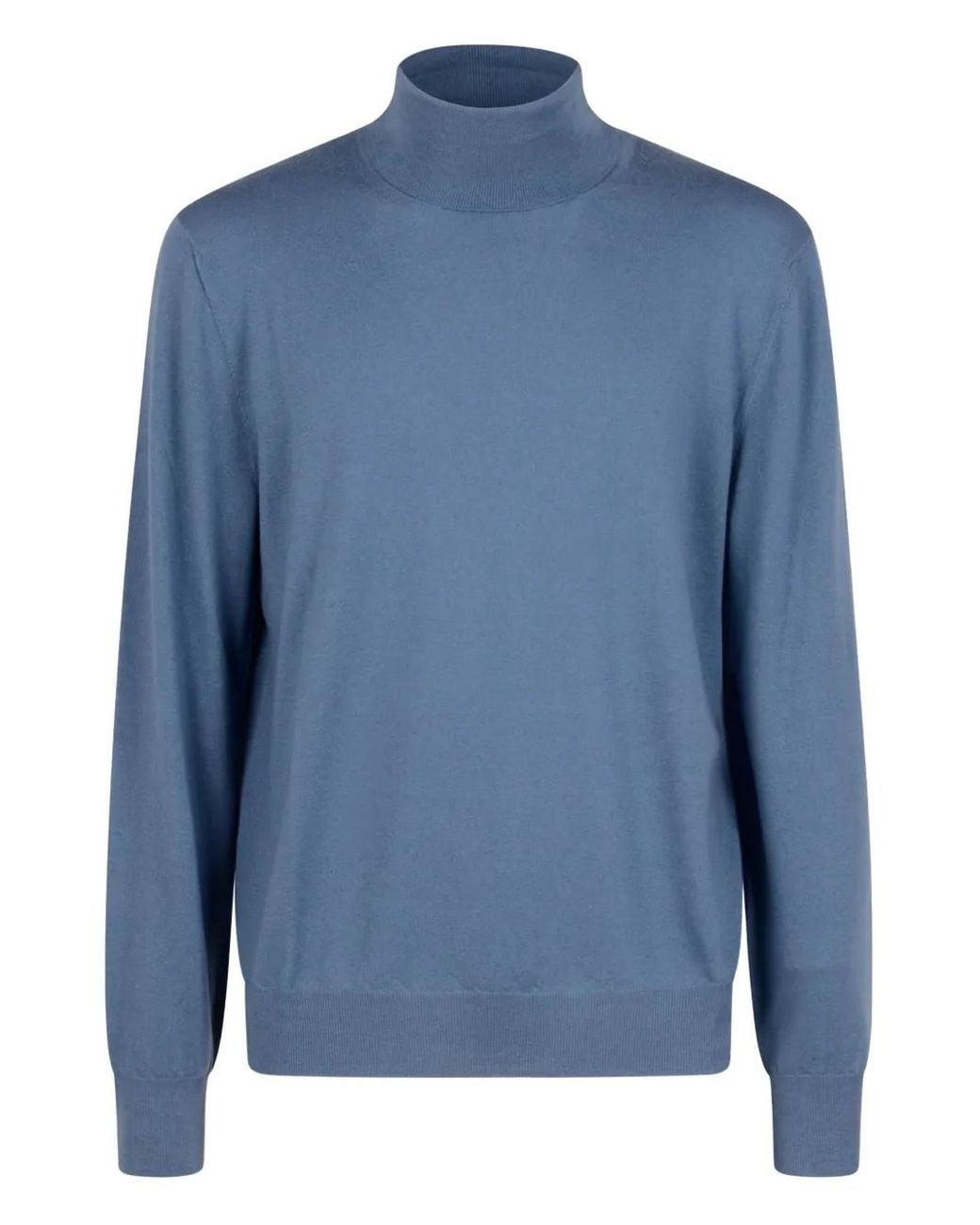 Pull À Col Roulé Canali pour homme en coloris Blue