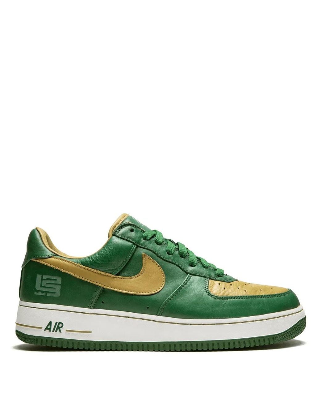 Nike Green Air Force 1 Lebron Sneakers