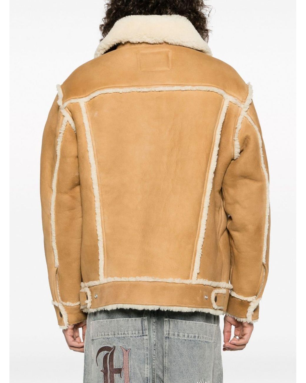 Levi's Olympia Shearling Trucker Jacket in Brown for Men
