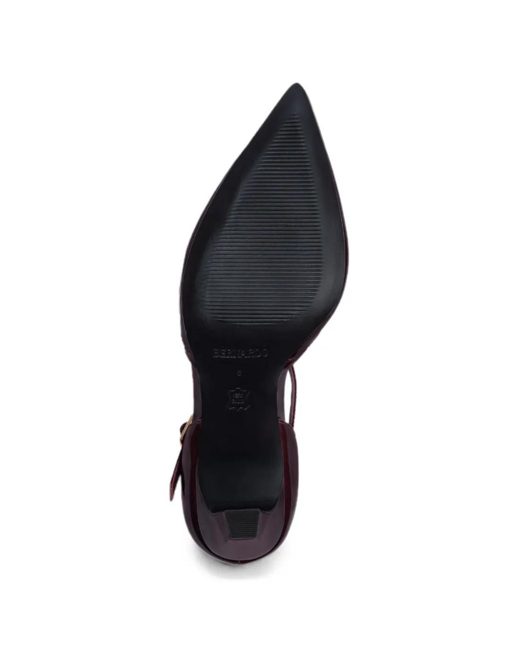 Bernardo Brown Gianna T-Bar Pointed-Toe Pumps