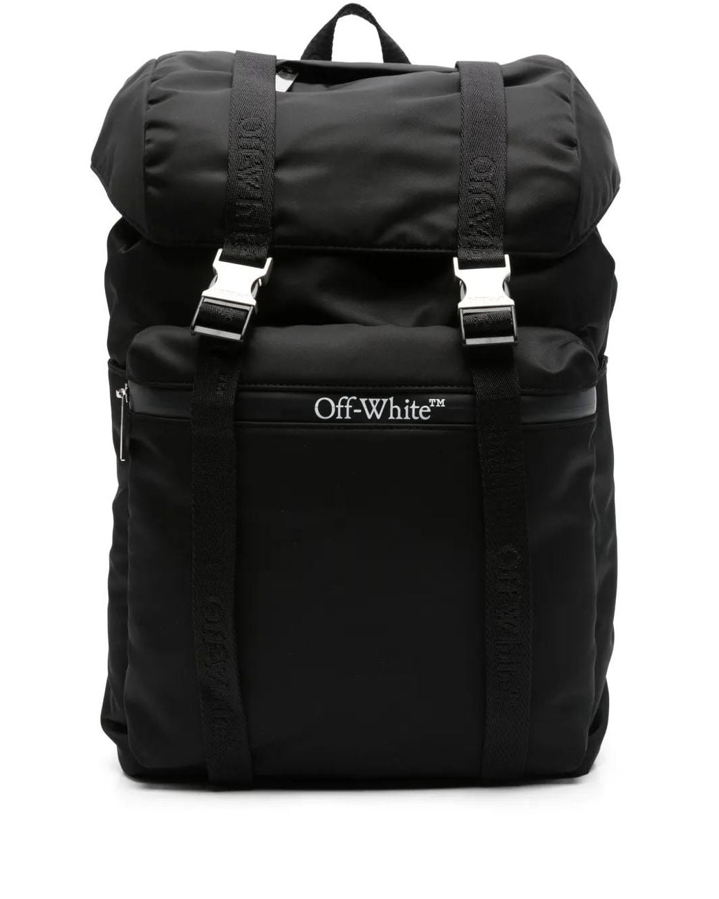 Off-White c/o Virgil Abloh Black Outdoor Nylon Backpack for men
