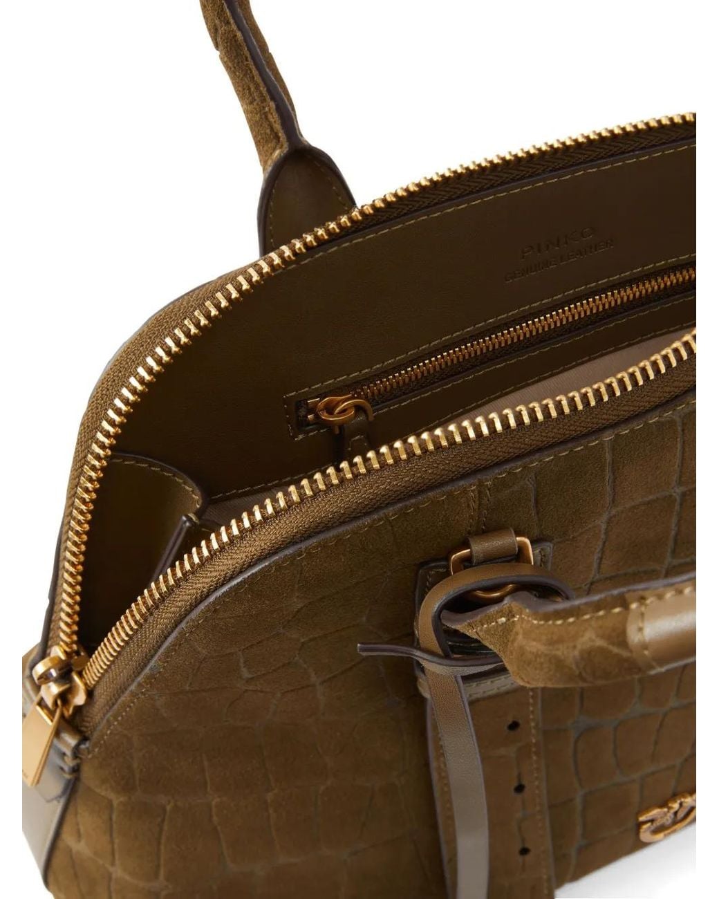 Pinko Brown Escape Bag Small Handbag
