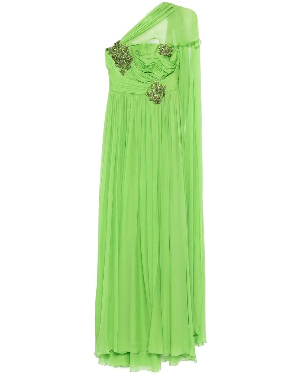 Zuhair Murad Green Chiffon Gown