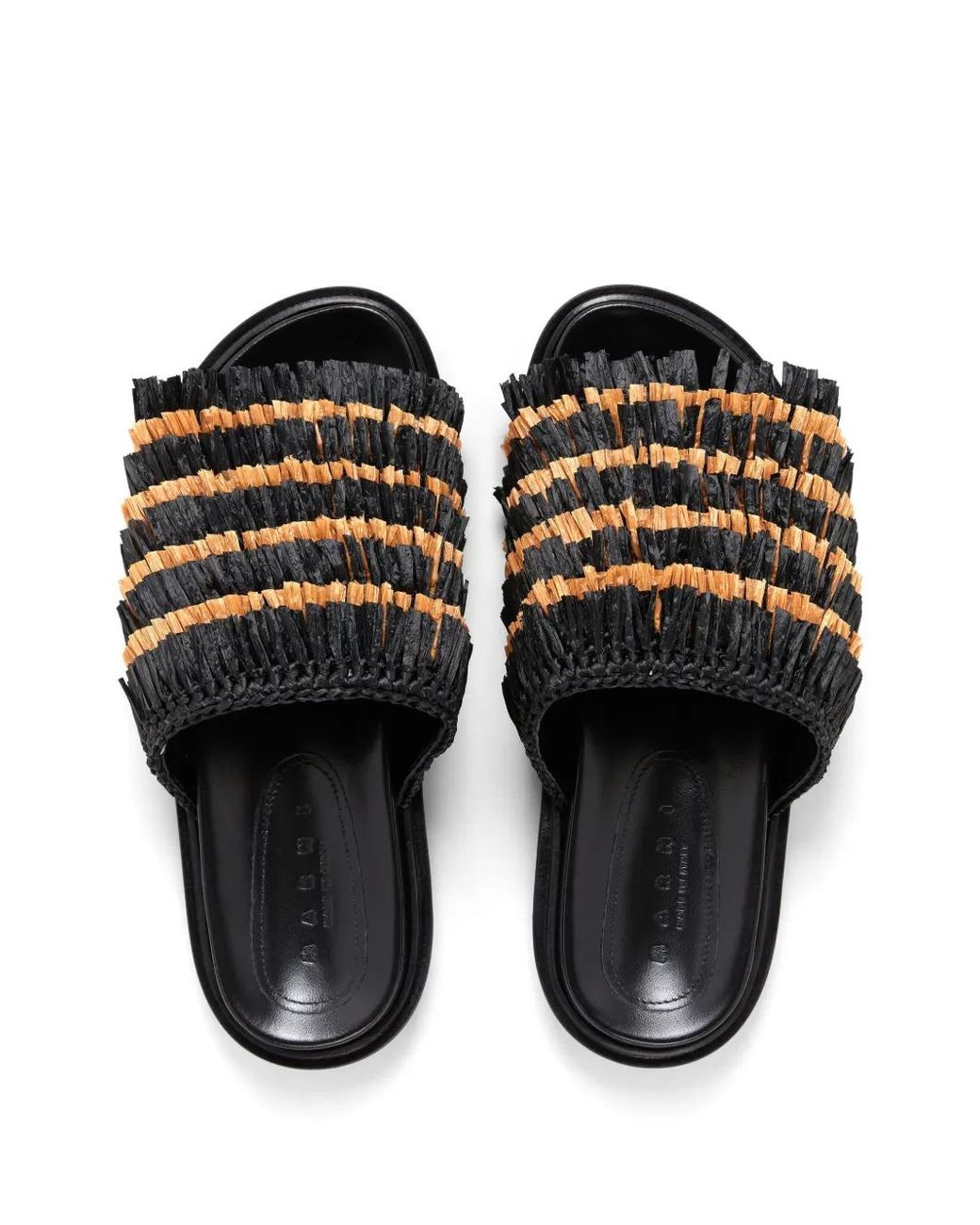Marni Black Opent-Toe Sandals