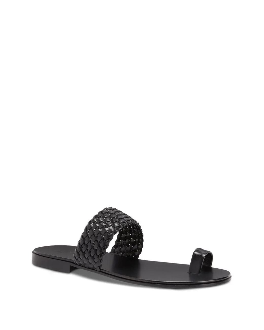 Giuseppe Zanotti Black Thibaut Slides for men