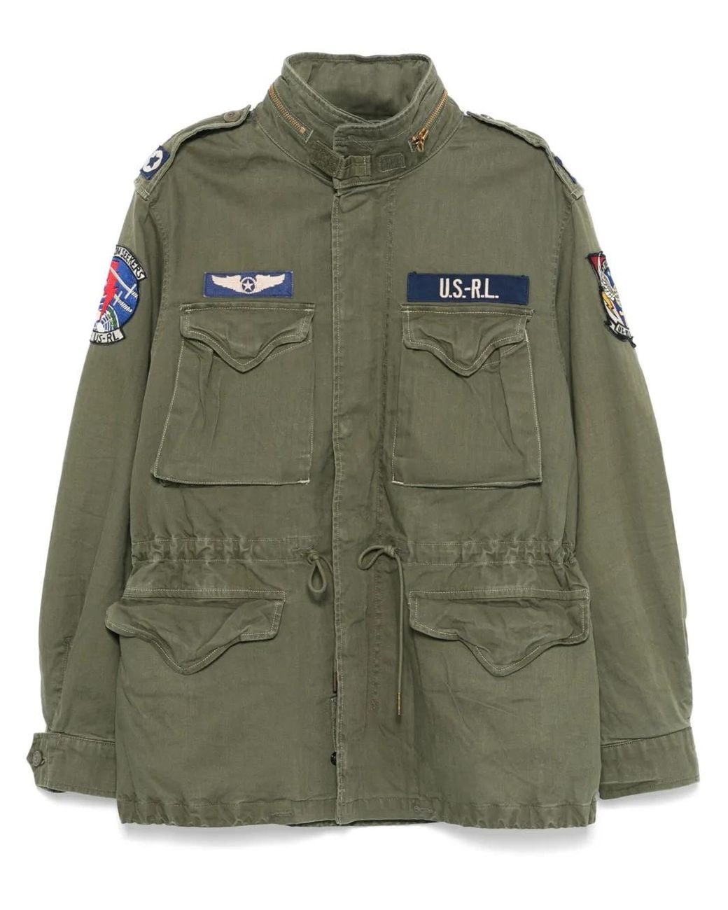 La icónica chaqueta militar con logotipo Polo Ralph Lauren de hombre de color Green