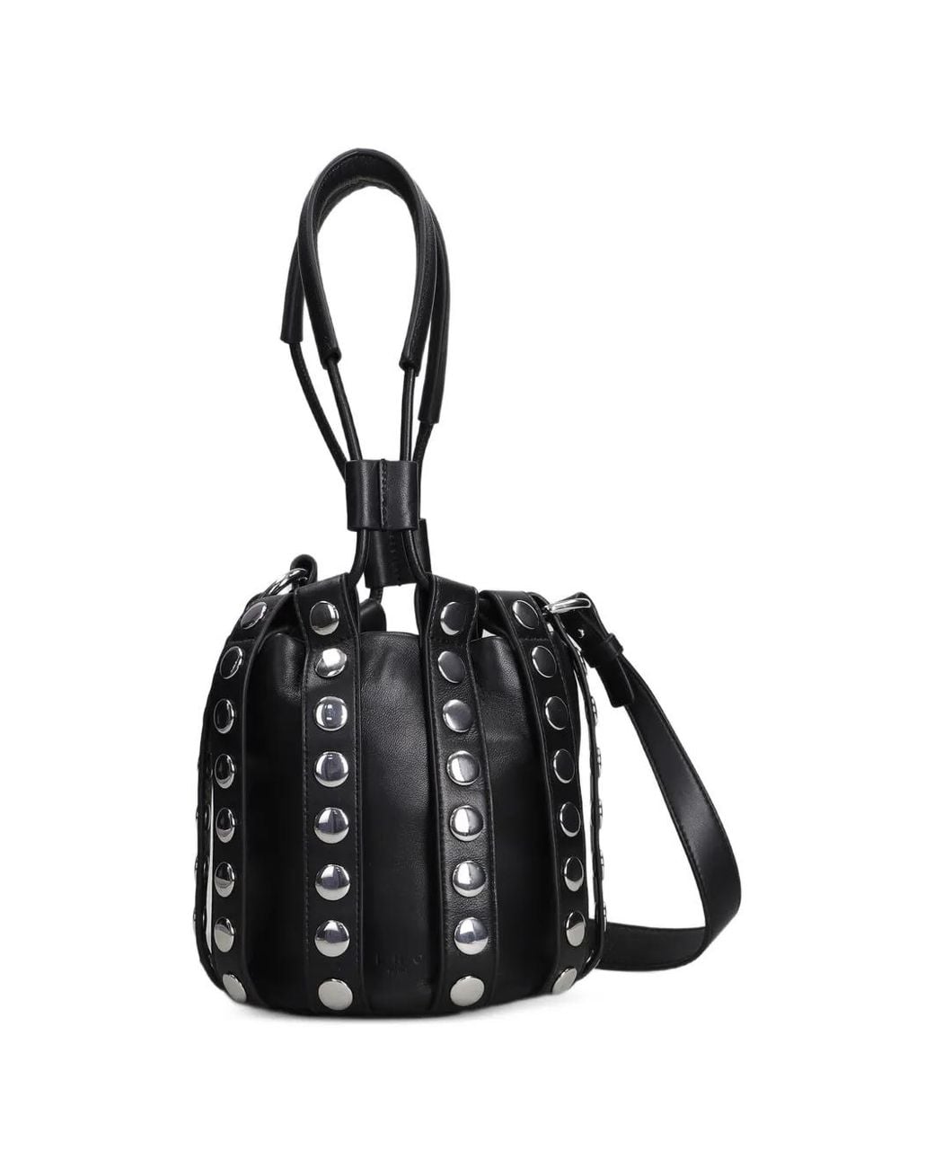 IRO Black Column Purse Studs Beuteltasche
