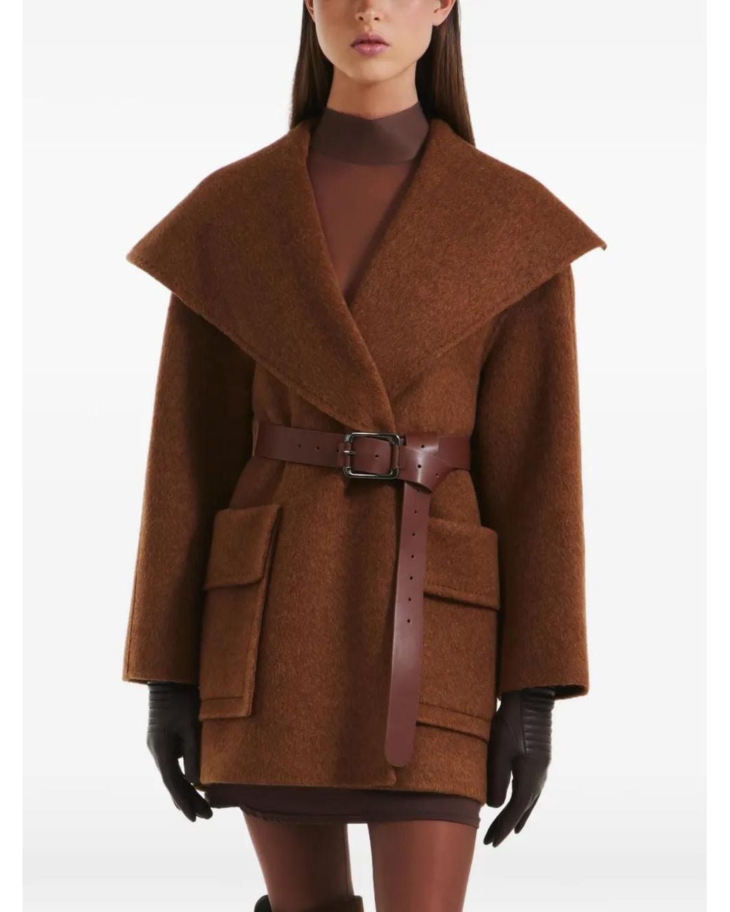 Rudsak Brown Lucia Belted Coat