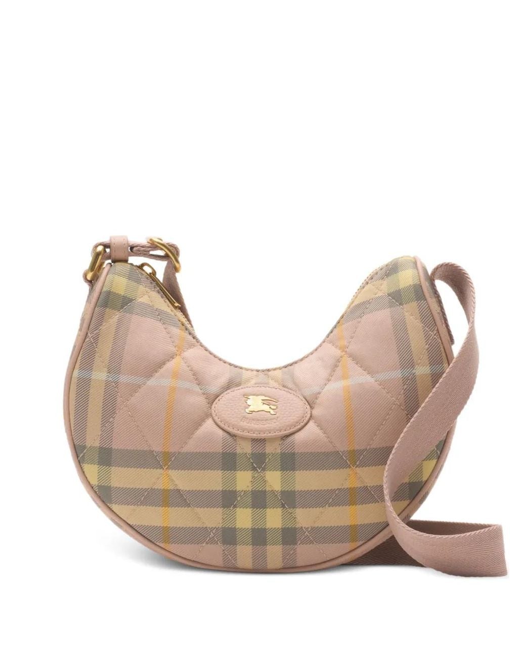 Burberry Natural Horseshoe Crossbody Bag