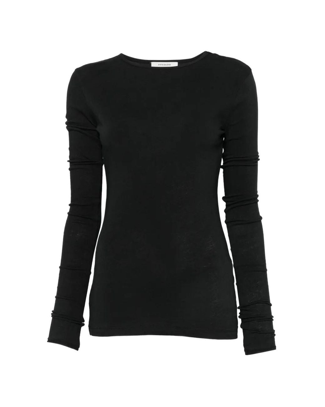 Entire studios Black T-Shirt À Manches Longues