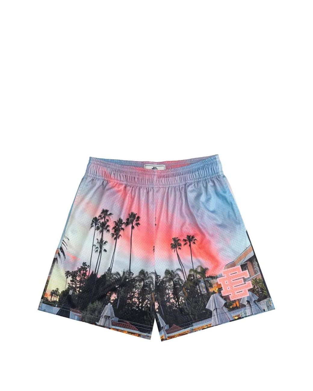 Eric Emanuel Red Basic Mesh Shorts for men