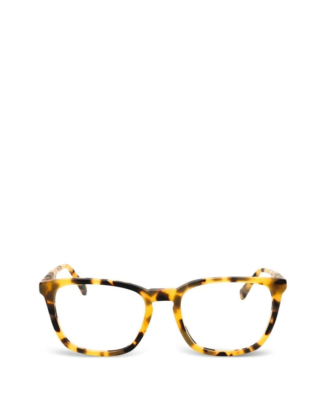 Gant Metallic Tortoiseshell-Effect Rectangle-Frame Glasses for men