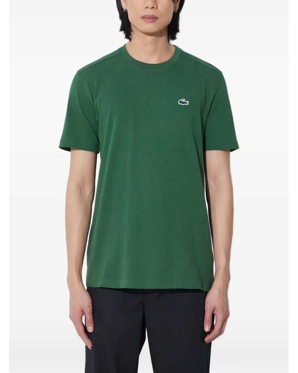 Lacoste Green Ultra Dry Cotton Sport T-Shirt for men