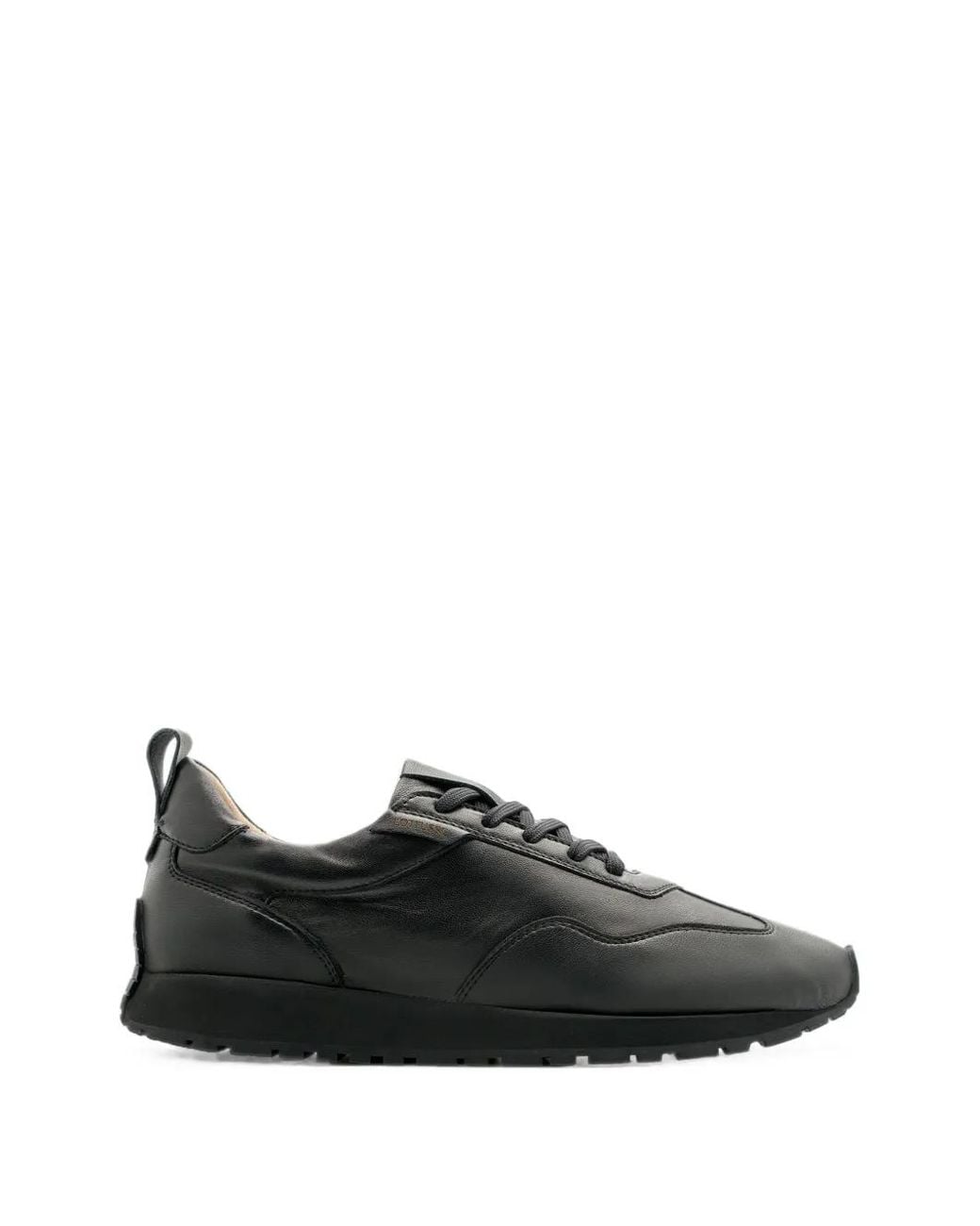 Lottusse Black Dianne Leather Sneakers