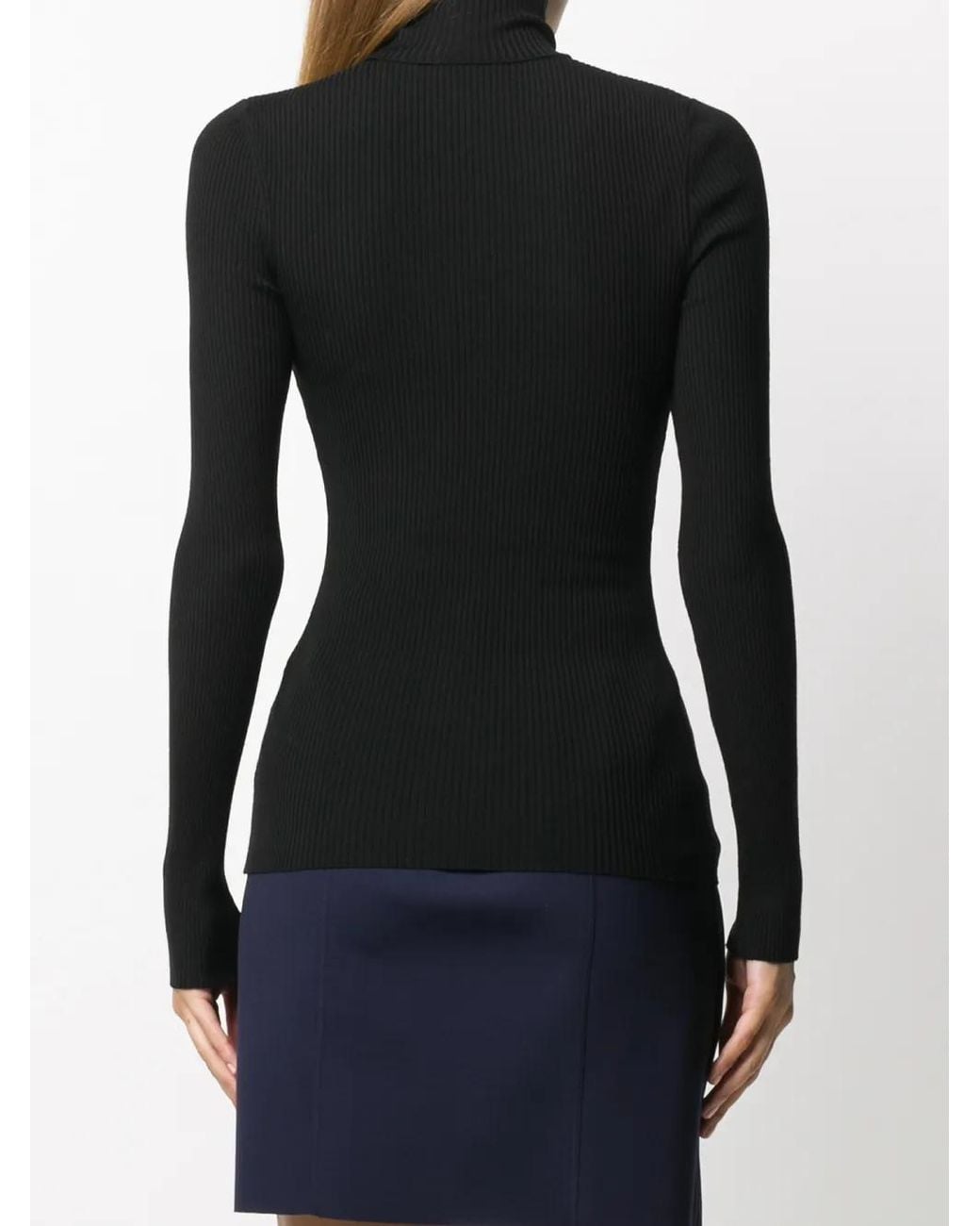 Wolford Geribbelde Coltrui in het Black