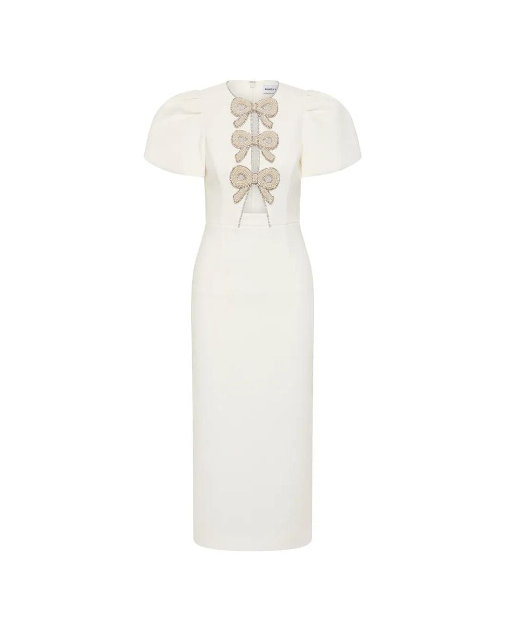 Rebecca Vallance White Dreamer Midi Dress