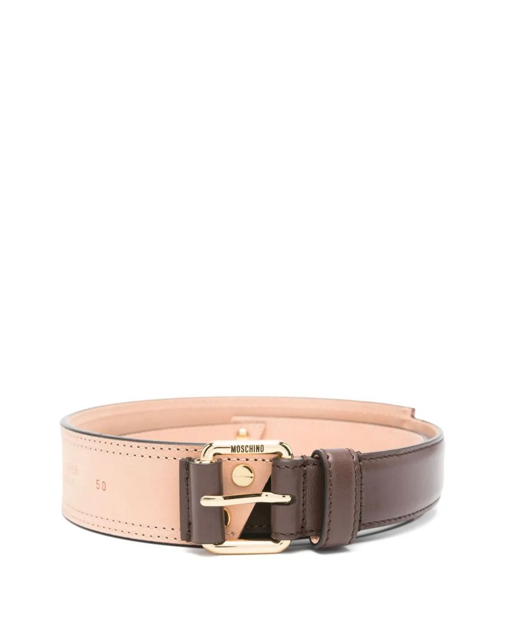 Moschino Pink Panelled Belt for men