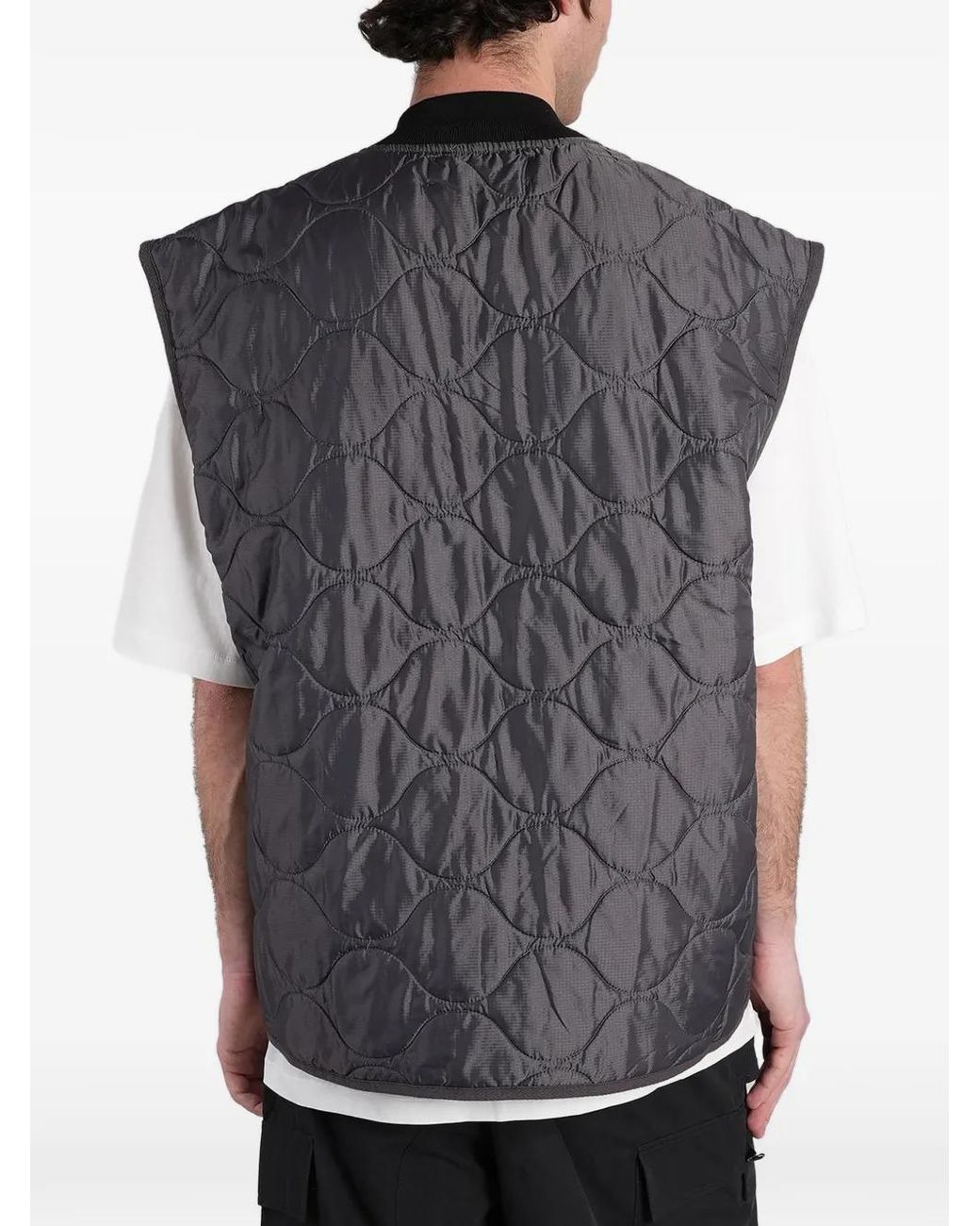 Chaleco Acolchado Con Cremallera Peacemaker Oamc de hombre de color Gray