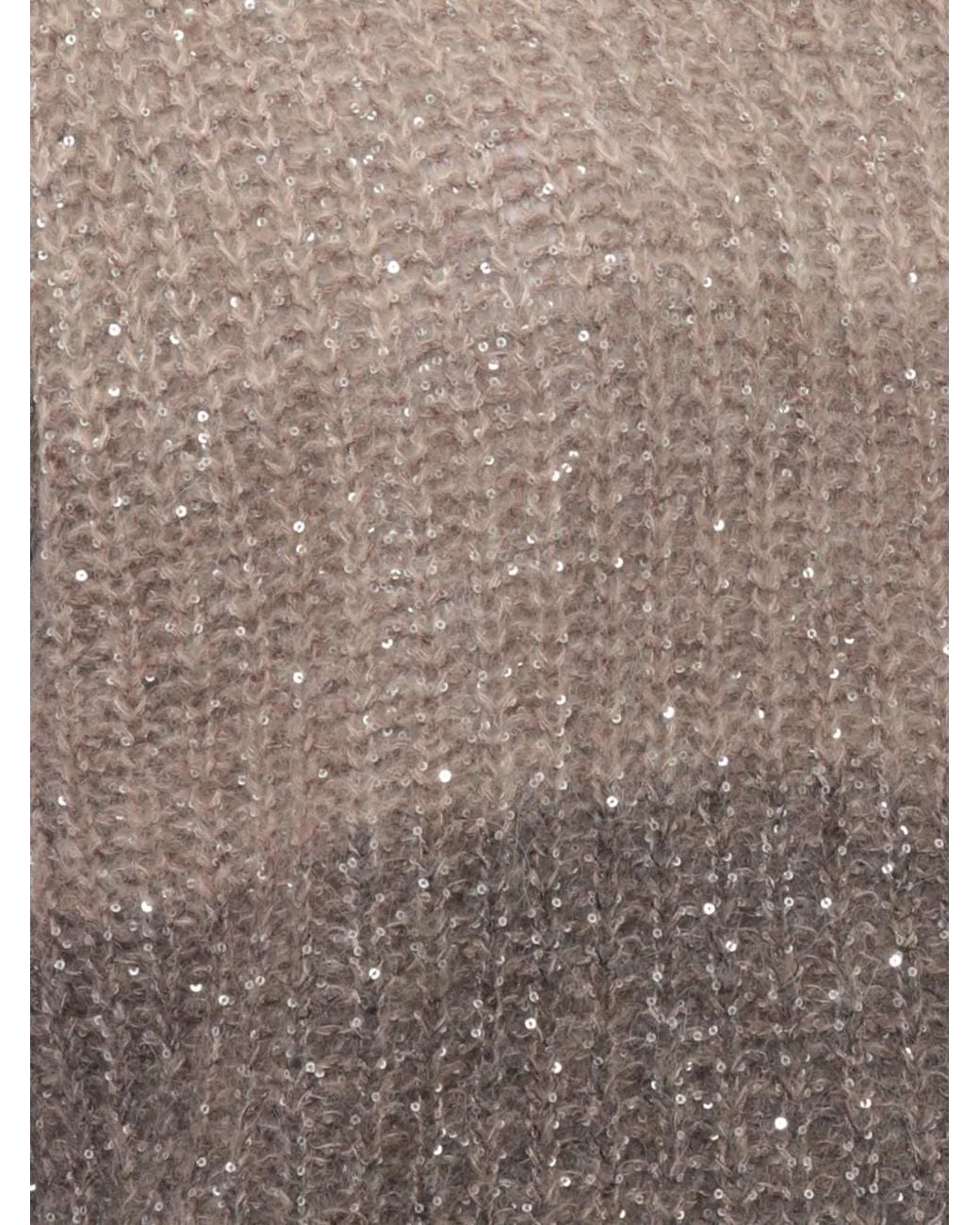 D.exterior Gray Sequin-Embellished Vest