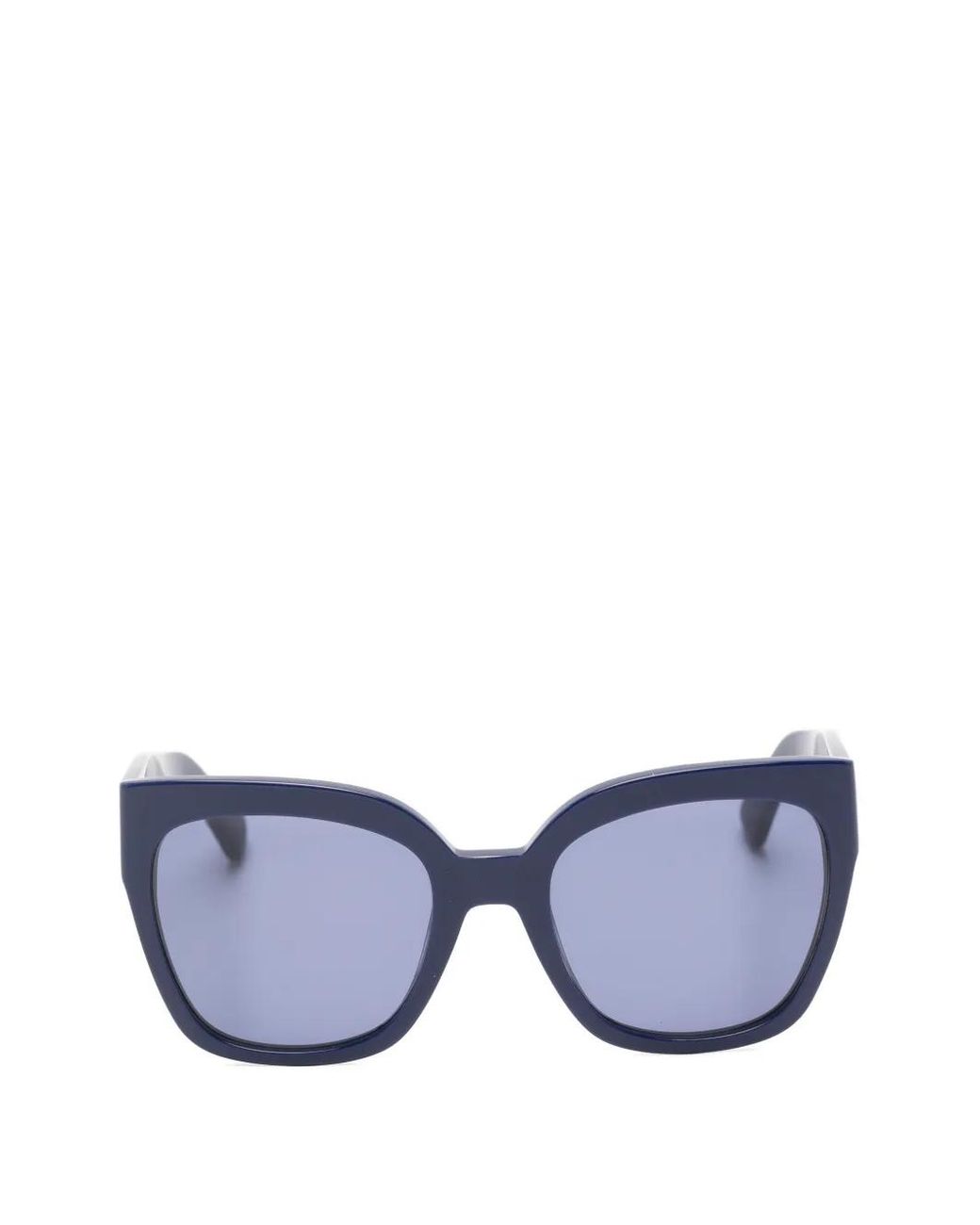 Longchamp Blue Logo-Plaque Sunglasses