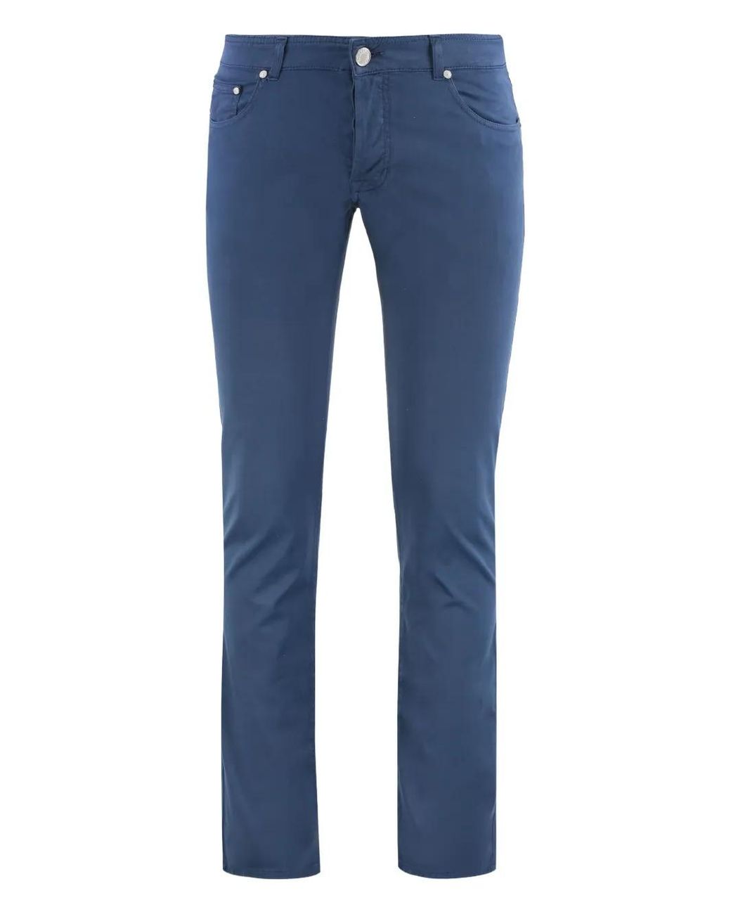 Pantalones Con Cinco Bolsillos Moorer de hombre de color Blue