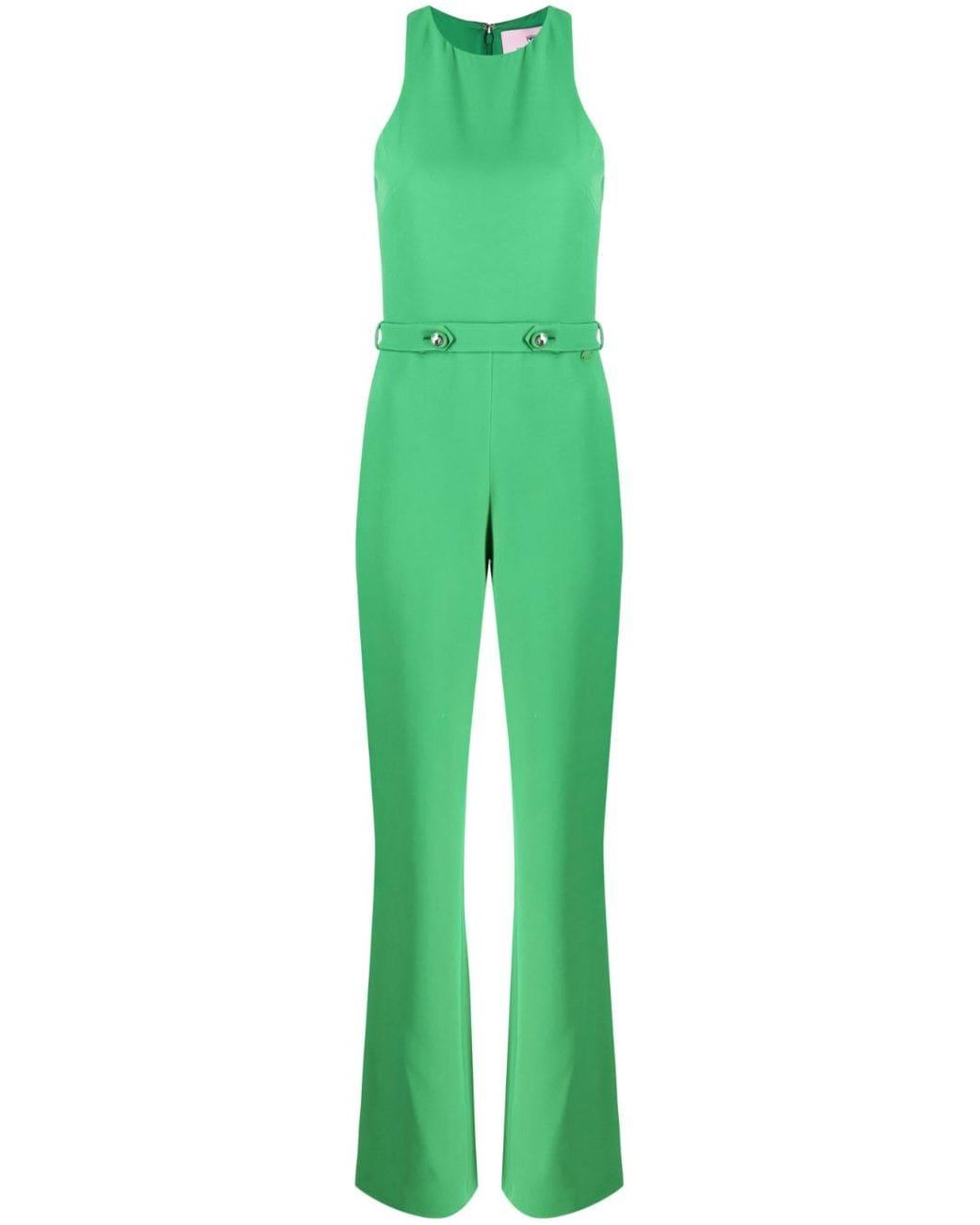 Chiara Ferragni Uniform Sleeveless Jumpsuit in Green | Lyst
