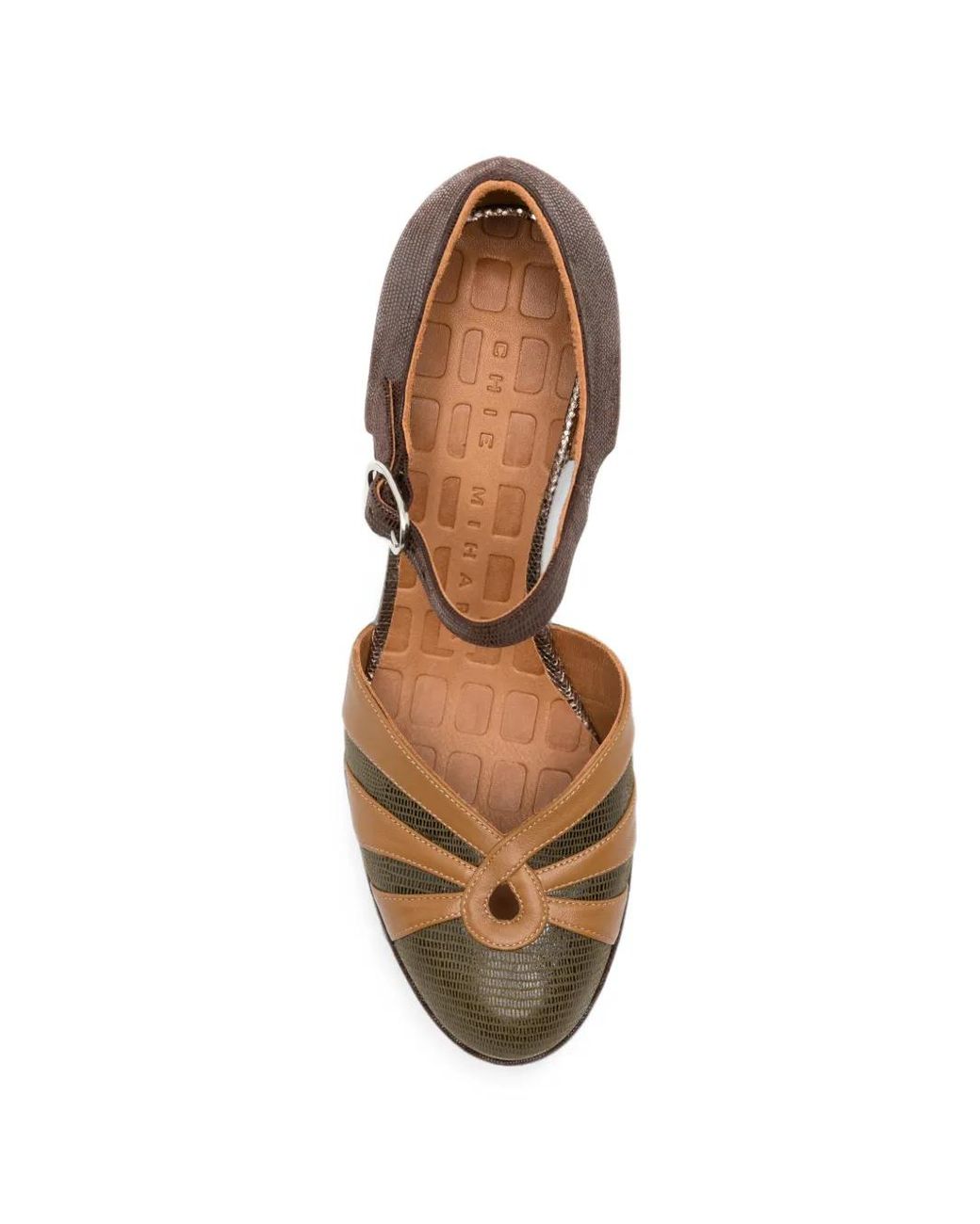 Chie Mihara Brown Pumps Mit Eidechsen-Effekt