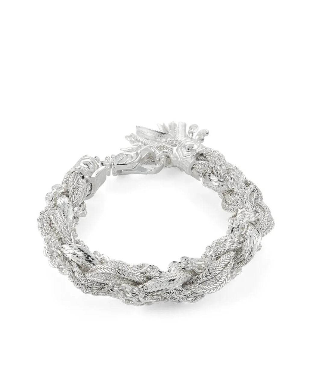 Emanuele Bicocchi White Rope-Chain Bracelet