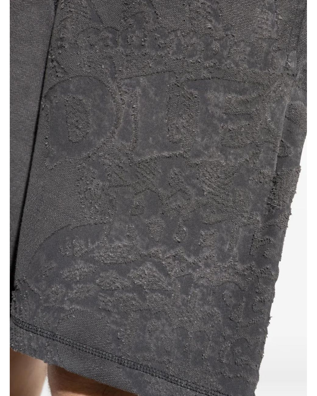 DIESEL Black P-Rawcrow Distressed-Effect Shorts for men