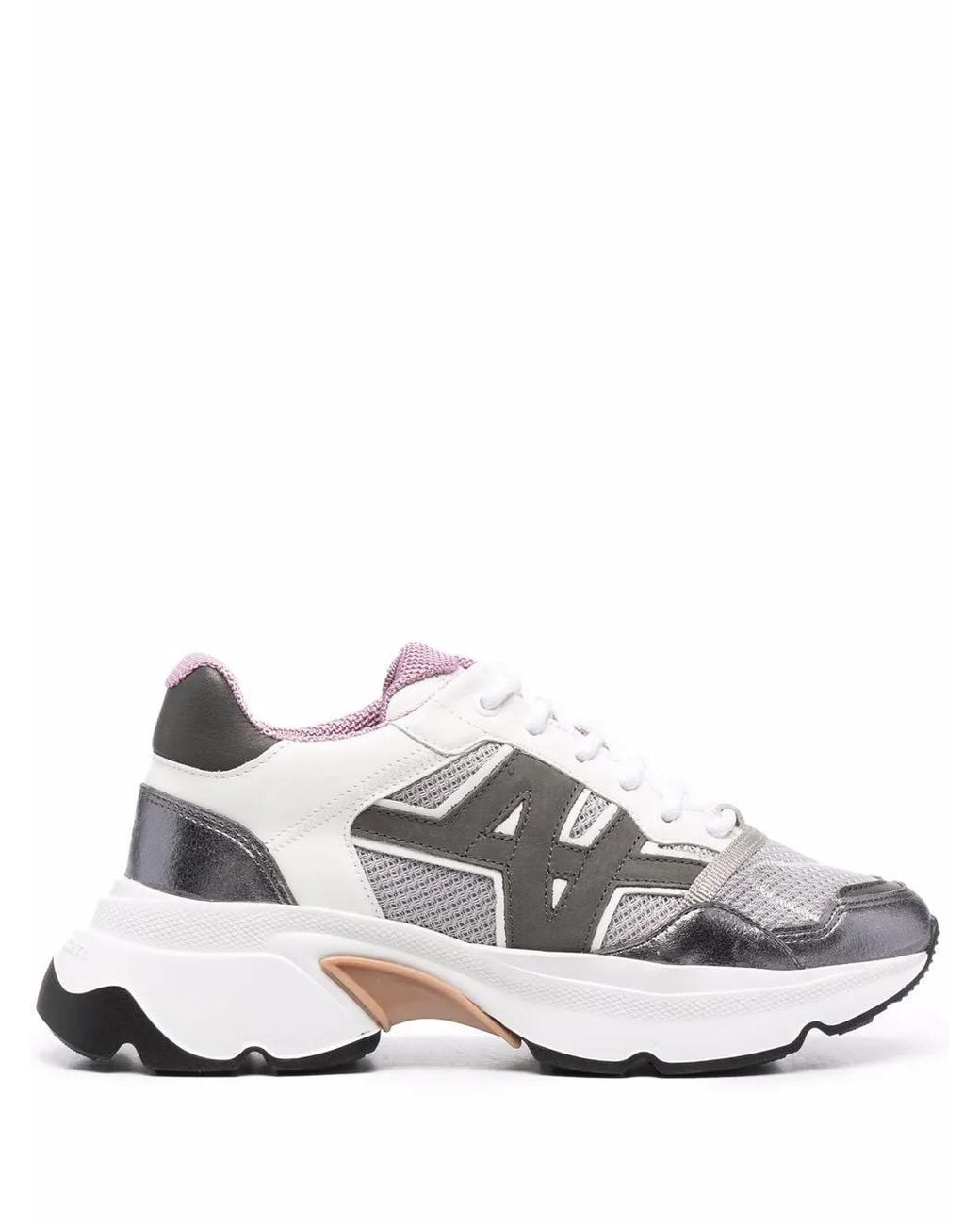Nubikk White Ross Trek Chunky Sneakers