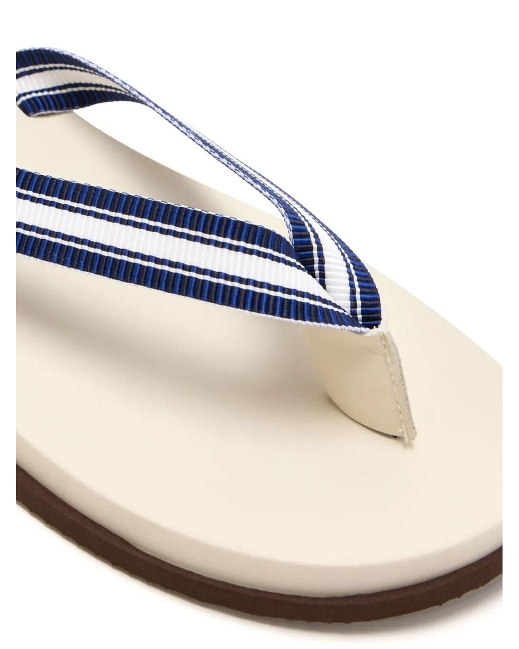 Brunello Cucinelli Natural Rubber Flip Flop for men
