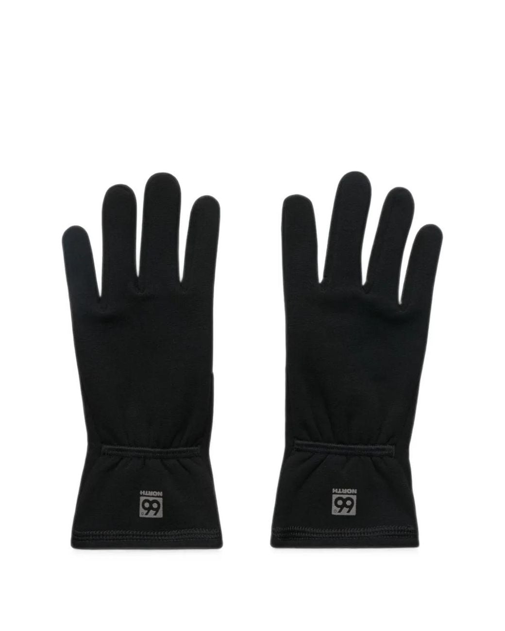 66 North Black Vík Logo-Print Gloves