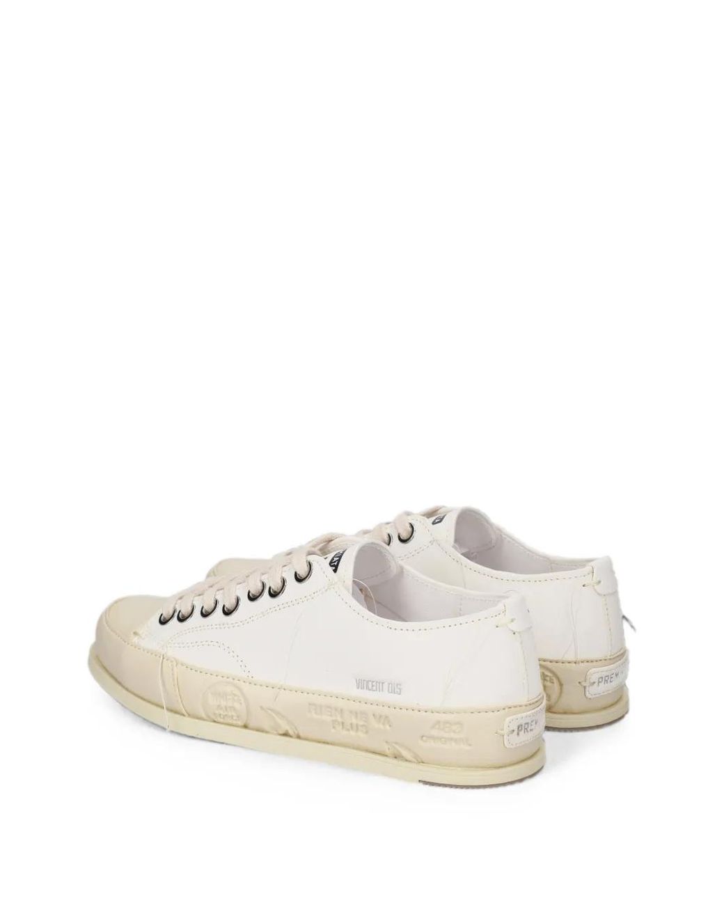 Premiata White Vincentd 015 Sneakers