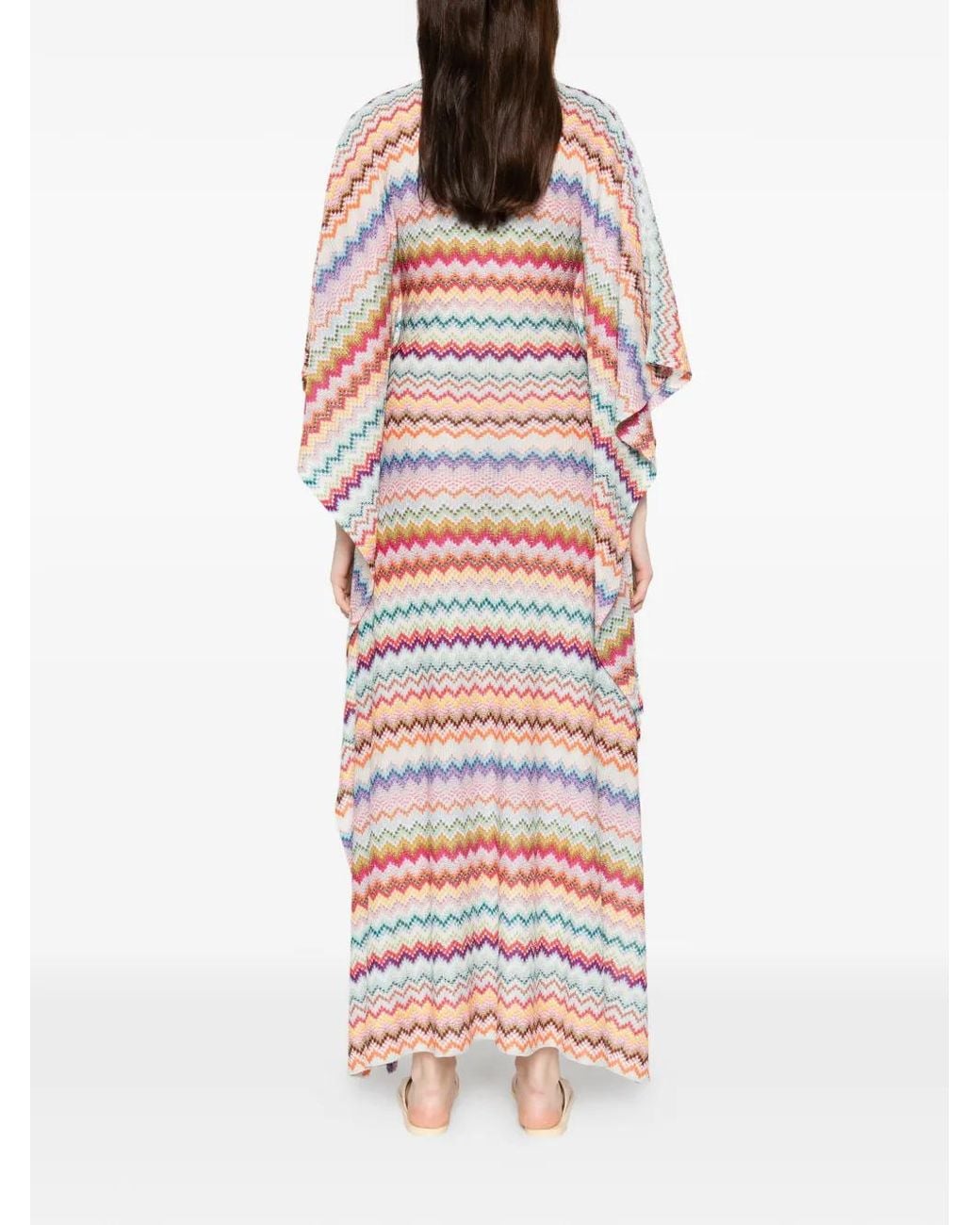 Missoni White Long Beach Robe