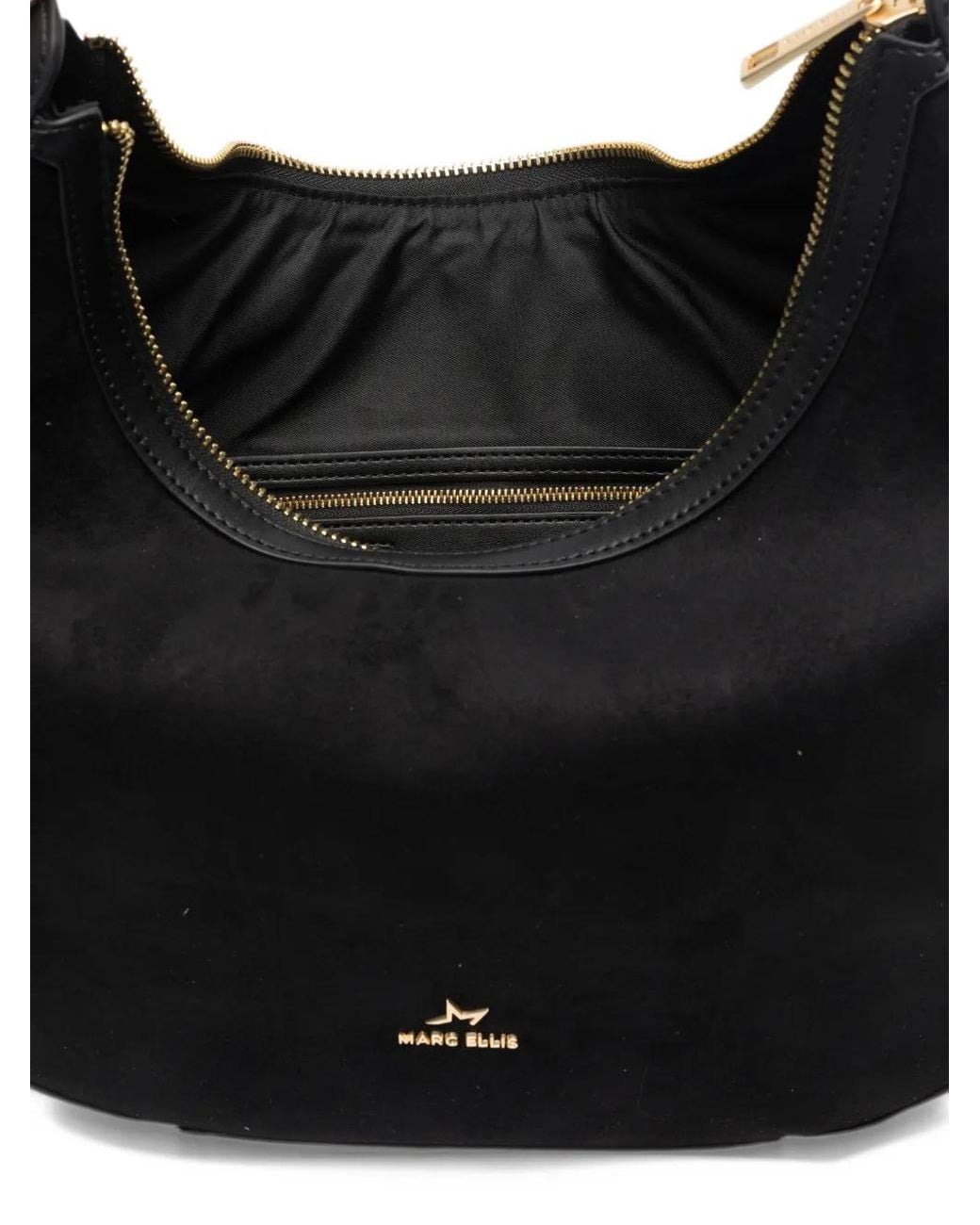 Marc Ellis Black Sindey Stud-Embellished Shoulder Bag
