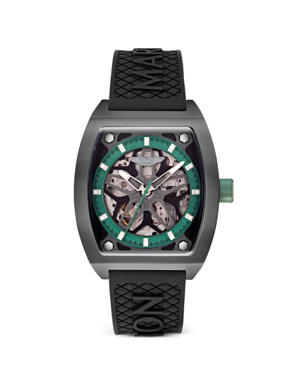 Aston Martin Green Trg Skeleton-Dial 41Mm Watch for men