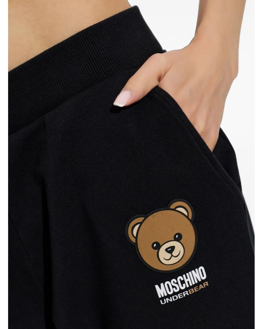 Moschino Black Sweatpants From The 'Active' Line