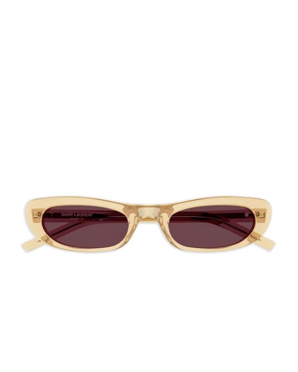 Saint Laurent Brown Cat Eye-Frame Sunglasses