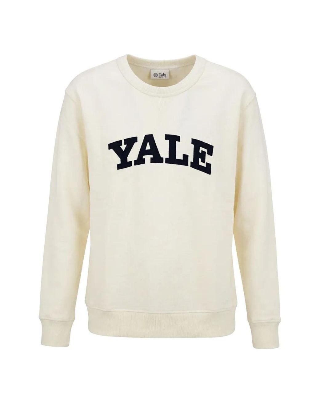 Gant White X Yale Logo-Print Sweatshirt for men