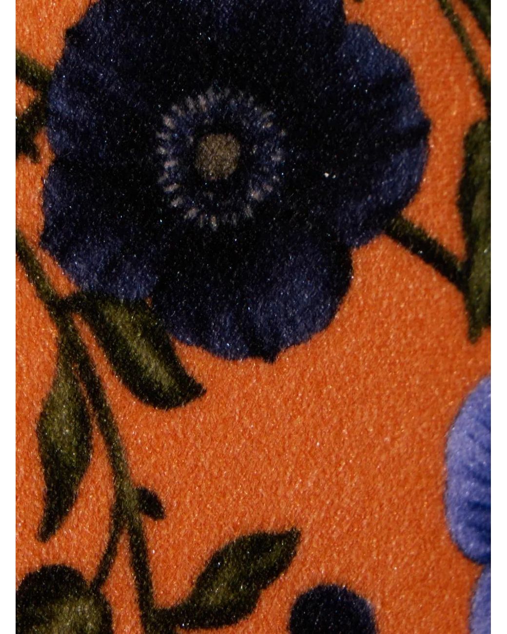 LaDoubleJ Orange Pantalon Palazzo À Fleurs