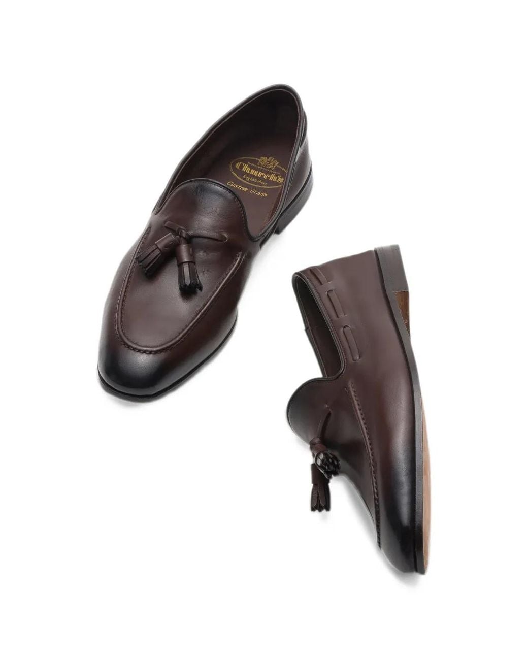Church's White Tassel-Detail Leather Loafers for men